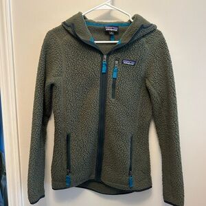 Patagonia retro pile fleece hoodie